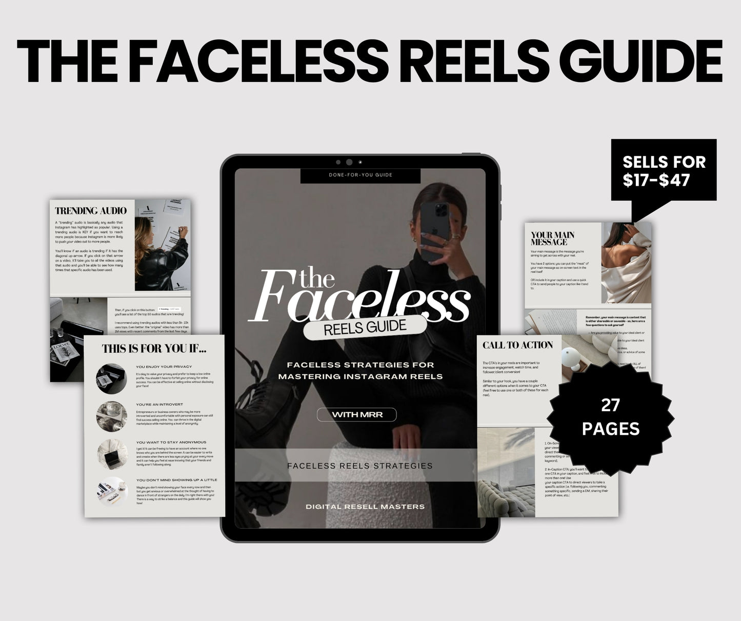FACELESS DIGITAL MARKETING BUNDLE