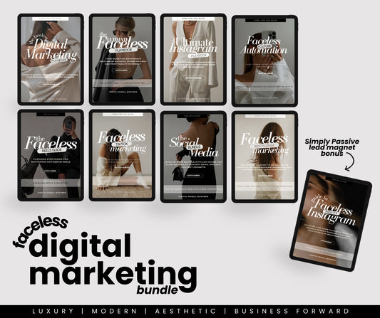FACELESS DIGITAL MARKETING BUNDLE