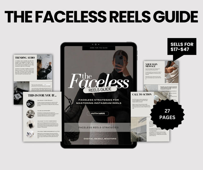 The Faceless Reels Guide – Digital Resell Rights