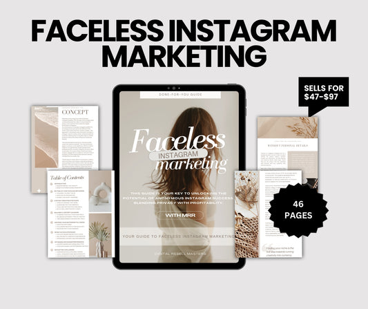 Faceless Instagram Marketing