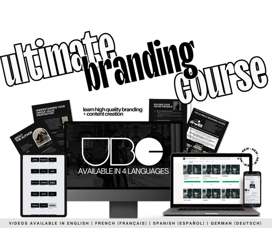 THE ULTIMATE BRANDING COURSE (UBC) with MRR